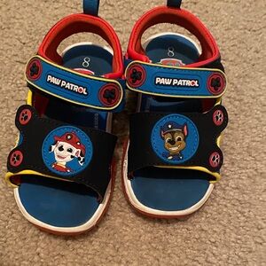 Paw Patrol Kids Sandals - Red, Blue, Black